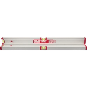 Nivel de burbuja de aluminio plateado de 60 cm, 0.5 mm/m, categoría de producto BMI: Niveles - Product Image 1
