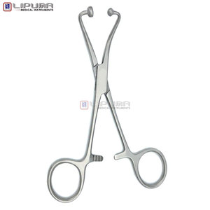 Haute qualité 9 cm boule et douille serviette pince verrouillage Instruments médicaux chirurgicaux 5.25 13.5 cm Durable stérilisable - Product Image 6