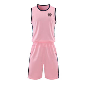 Ensembles de maillots de basket-ball respirants à séchage rapide, personnalisés pour l'équipe, taille plus, 100% polyester, faible MOQ - Product Image 1