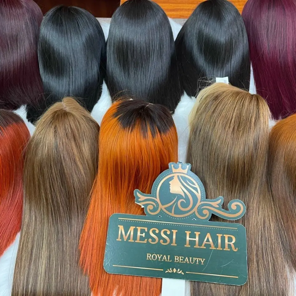Wholesale Bone Straight Brazilian Human Hair Extensions Lace Front Wigs Vendors Cheap 100% Virgin Cuticle Aligned Hair HD Lace F