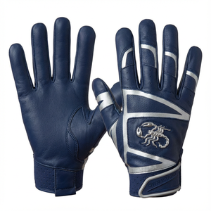 Gants de frappe de baseball durables personnalisés, prix de gros, paume en cuir, zones flexibles en maille hexagonale, livraison rapide, gants de frappe de softball - Product Image 5