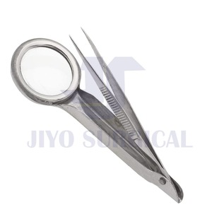 Pince à épiler certifiée CE ISO avec loupe | Pince à épiler en acier inoxydable de précision pour un retrait facile - Product Image 2