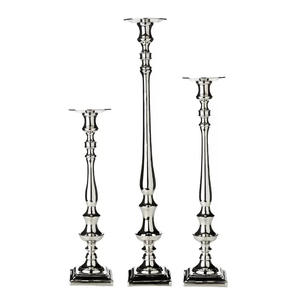 Popular Design Aluminum Taper Candle Holder Silver Plated Handmade for Home & <b>Christmas</b> Tabletop Decor Candle Taper - Product Image 1