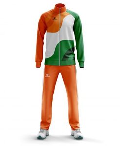 Tracksuit For Men Two Piece Varsity Jacket Pants <b>Set</b> With Custom <b>Embroidery</b> Logo Men Sublimated Tracksuits - Product Image 4