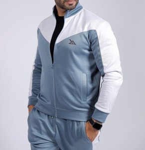 Ensemble de survêtement unisexe Mono Rider personnalisé avec fermeture éclair, léger, à séchage rapide, 100% coton, coupe-vent, avec capuche, veste et short, 2 pièces - Product Image 5