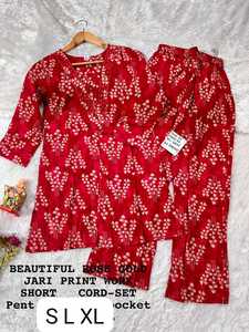 Evergreen Design Algodón puro con bordado Co-Ord Set Mujer Moda Fabricante Exportador mundial a la tarifa más baja - Product Image 5