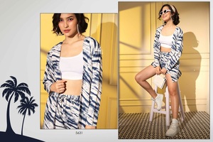 Excellent Quality New Launching <b>Shrugs</b> Style Western Wear Co Ords for Ladies Available at Wholesale Price - Product Image 2