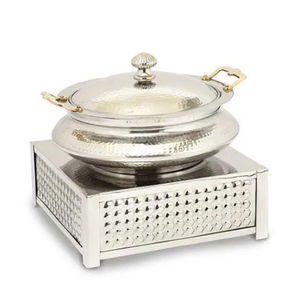 Fête de mariage traiteur plat chauffe-plat équipement alimentaire en métal plat chauffe-plat buffet présentoir - Product Image 2