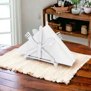 Servilletero de Metal de Lujo Hecho a Mano para una Experiencia Premium en el Comedor Diario, Servilletero de Exportación Directa, Organizador de Servilletas, Zahid Exports - Product Image 2