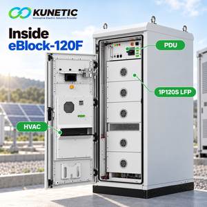 Kunetic EBlock-120F 120kWh Outdoor LiFePO4 Batterieschrank BMS HVAC Brandunterdrückung Kommerzielles Industrielles BESS IP54-Schutzklasse - Product Image 3