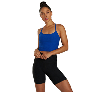 Pantalones cortos deportivos transpirables de secado rápido y alto elástico para mujer - Product Image 4