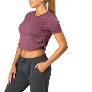 เสื้อยืดเอวลอยสไตล์วินเทจแฟชั่นของผู้หญิงเสื้อถักแบบกระดุมตกแต่งแบบสปอร์ตสำหรับใส่ในฤดูร้อนดีไซน์ส่วนตัว - Product Image 3