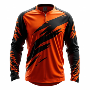 Camiseta de Manga Larga para Motocross, Personalizada, Ajustada, Jersey de Motocross, Ropa Deportiva Resistente, Ropa de Carreras de Motos - Product Image 2