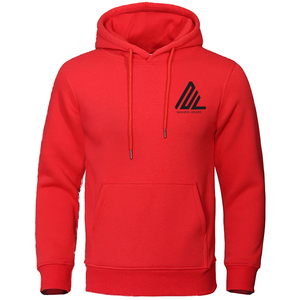 Sweat-shirt à capuche en molleton de coton premium, intérieur brossé, chaud, coupe oversize, poignets côtelés, logo personnalisé, streetwear décontracté - Product Image 4