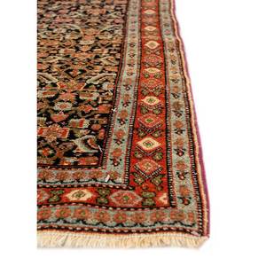 Alfombra de Lana Anudada a Mano Aalam, Diseño Geométrico Gris y Negro, Tejido Plano, Alfombra de Yute para Sala de Estar o Pasillo - Paem-424 - Product Image 4