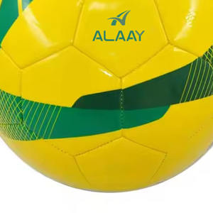 Balón de fútbol de PVC con logotipo personalizado de Alaay, tamaño estándar de fútbol cosido a máquina de alta calidad para premios de fábrica - Product Image 6