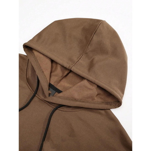 Ensemble survêtement jogging homme 2 pièces en molleton polaire 100% coton, coupe évasée, personnalisé OEM - Product Image 3