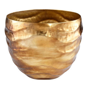 Conception coûteuse Offre Spéciale aluminium métal Vase couleur argent jardin décoratif sol Vase prix de gros impression personnalisée jardinières - Product Image 5