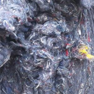 Reciclaje de fibra vaquera para ropa de cama, material de relleno de algodón de alta calidad, color azul - Product Image 5