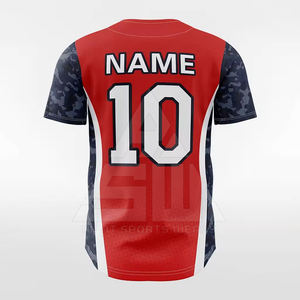 Servicio OEM, Jersey de Béisbol Personalizable, 100% Poliéster, Transpirable, Talla Grande, Alta Calidad para Venta en Línea - Product Image 4