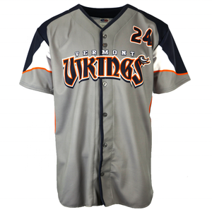 Venta caliente botón béisbol serigrafía béisbol Jersey ropa deportiva Club rayas alta calidad humedad absorbe camisa de béisbol - Product Image 5