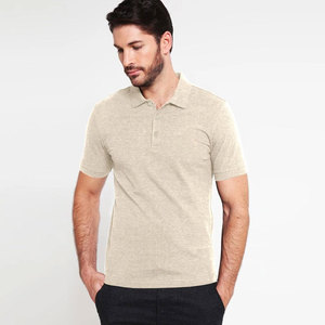 Polo Polo à Manches Courtes pour Hommes de Couleur Unie Approvisionnement d'Usine Personnalisé - Product Image 3