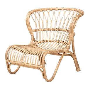 Lightweight Simple Natural Rattan <b>Lounge</b> <b>Chair</b> Bohemian Vibe for Cozy Living Spaces-for Bedroom Living Room Hotel Outdoor Use - Product Image 1