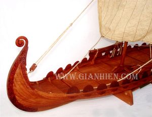 OSEBERG โมเดลเรือไวกิ้ง,โมเดลเรือทำจากไม้ผลิตในเวียดนาม - Product Image 2