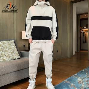Vêtements de sport personnalisés, survêtement coupe-vent Hip-Hop, Patchwork, pour hommes, par FM LOGAN SPORTS, 2 pièces - Product Image 5