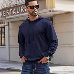 80% Algodón 20% poliéster sudaderas con capucha para hombre sudadera Casual Sudadera con capucha - Product Image 2