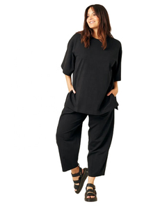 Camisetas de Algodón 100% Transpirables para Mujer, Camisetas Casuales de Talla Grande para Mujer - Product Image 3