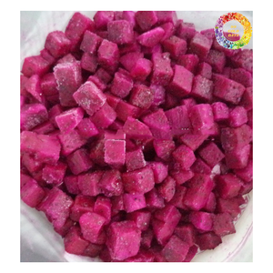 Cubos de pitaya congelada, fruta de dragón roja y blanca congelada de alta calidad, fruta de dragón congelada rápida IQF para batidos y jugos - Product Image 5