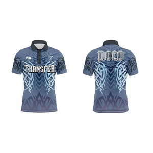 Polo de secado rápido de poliéster 100% de alta calidad, técnica de sublimación impresa con logotipo personalizado - Product Image 1