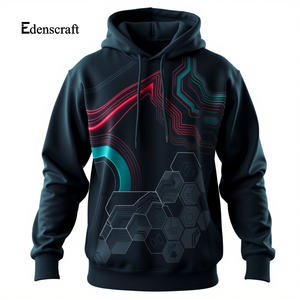 Chaud hiver hommes pull à capuche imprimé tissu doux élégant tenue décontracté Streetwear léger Durable coton mélange urbain - Product Image 5