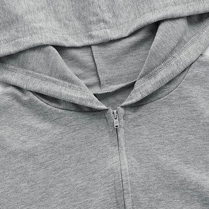 Ropa de Boutique al por Mayor con Logotipo Personalizado para Mujer, Sudadera Corta de Manga Larga de Color Sólido, Sudadera con Capucha de Algodón para Mujer, Ropa Urbana - Product Image 2