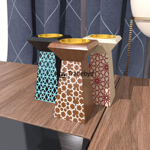 Tradebyd Premium Brûleur de Bakhoor en bois fait à la main Diffuseur d'encens arabe pour un décor de relaxation et une utilisation en toutes saisons - Product Image 3