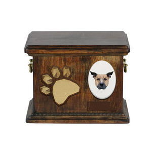 Vente chaude Style américain moderne chat et chien urnes commémoratives qualité animal de compagnie crémation cendres souvenir avec cadre Photo - Product Image 3