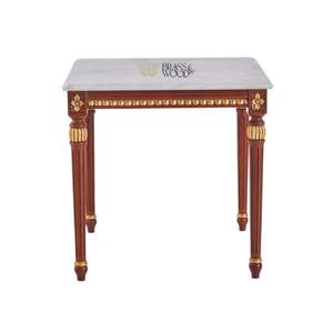 Juego de Mesa Consola Clásica de Madera de Lujo con Detalles en Latón - Product Image 4