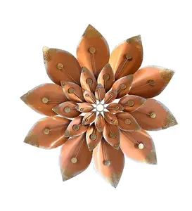 Excellent Quality Metal Flower Aluminium Iron Wall Art Hanging Home Decoration Items Perfect for Living Wall Decoration