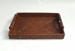 ที่ใส่ทิชชู่หวายทรงสี่เหลี่ยมผืนผ้าเป็นมิตรกับสิ่งแวดล้อมถาดเสิร์ฟสำหรับบ้านและห้องครัวของใช้ในครัวเรือนในเวียดนาม - Product Image 3