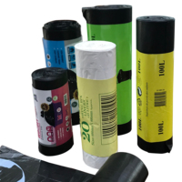 Sacs Poubelles en PE Durables de Haute Qualité, Scellage Étoilé Robuste, Anti-Fuite, Écologiques, ISO 9001, Extrusion