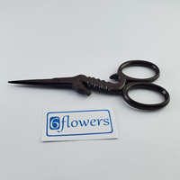Logo de marque personnalisé conception d'hippocampe gaucher artisanat ciseaux d'enfilage ciseaux de broderie à pointe aiguille bord lisse