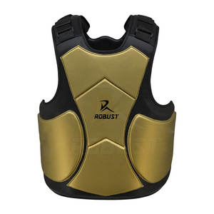 Protector de Pecho Ligero de Cuero Sintético a Precio Económico para Adultos, Hombres y Mujeres, Protección Completa del Pecho para Boxeo y Lucha - Product Image 5