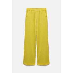 Pantalones Casuales Texturizados para Mujer, Transpirables, Tejidos, de Cintura Alta, Pierna Ancha, Cierre Elástico, Talla XS, Estampado de Colores para Verano - Product Image 6
