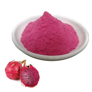Polvo de Pitaya Deshidratado 100% Soluble en Agua, Secado al Vacío, Certificado ISO, Polvo de Pitaya Roja Nativa para Bebida Instantánea - Product Image 2