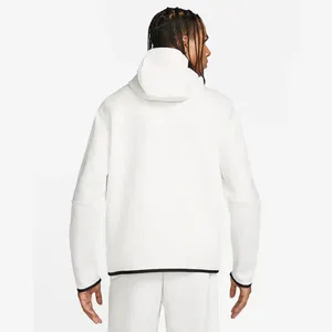 Ensemble de survêtements de sport pour hommes, taille plus, coupe ajustée, en tissu technique polaire, pour la salle de sport et l'entraînement, disponible en gros - Product Image 5