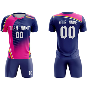 <b>Elite</b> Soccer Competition Uniform Sublimation Custom Football Shirt Shorts Athletic Fit Quick Dry Professional Teamwear 100% - Product Image 4