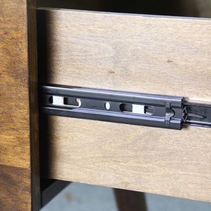 TACASA Table de chevet intelligente en bois pour chambre à coucher avec chargement USB Construction en bois massif Design moderne - Product Image 6
