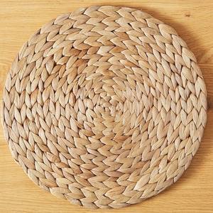 Mantel Individual redondo de jacinto de agua Natural, ecológico, hecho a mano, precio barato para exportación - Product Image 6