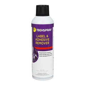 Techspray - Material de Pulido Electrónico, Removedor de Etiquetas y Adhesivos en Aerosol con Solvente a Base de Cítricos, 4.5 Oz - Product Image 1